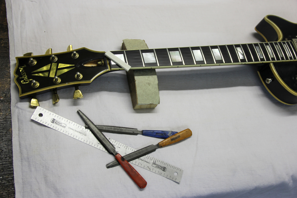 travail autour des frettes